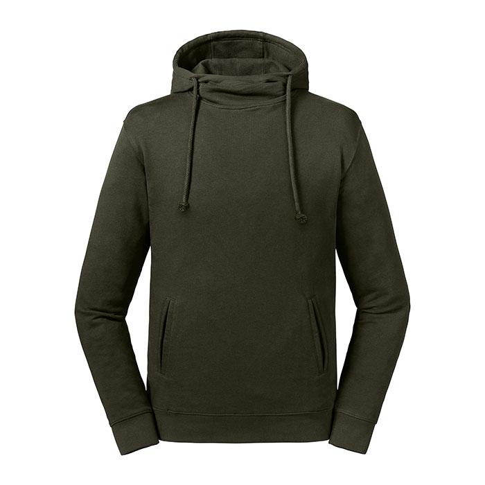 SWEATSHIRT HOODED PURE ORGANIC COM GOLA 300G - 100% ALG