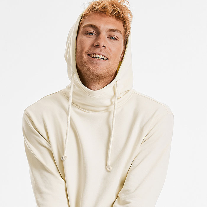 SWEATSHIRT HOODED PURE ORGANIC COM GOLA 300G - 100% ALG