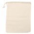 100% COTTON BAG NATURAL WITH CORD