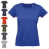 T-shirt B&C Inspire Plus T Women 175g - 100% Algod�o Org�nic