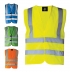 HIGH VISIBILITY SAFETY VEST WITH FOUR STRIPES ISO 20471