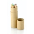 Conjunto de 6 l�pis de cor em tubo