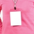Identificador em PVC, com lanyard em poli�ster