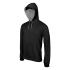Sweatshirt com capuz em contraste