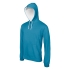 Sweatshirt com capuz em contraste