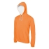 Sweatshirt com capuz em contraste