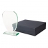 PLACA DE VIDRO COM BASE