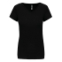T-shirt de senhora decote V de manga curta