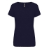 T-shirt de senhora decote V de manga curta
