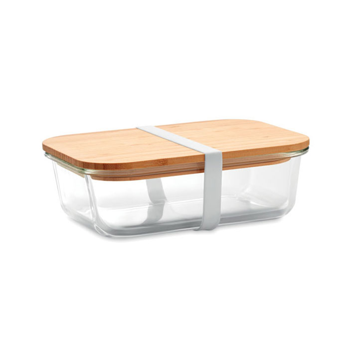 TUNDRA LUNCHBOX Lancheira vidro  tampa bambu