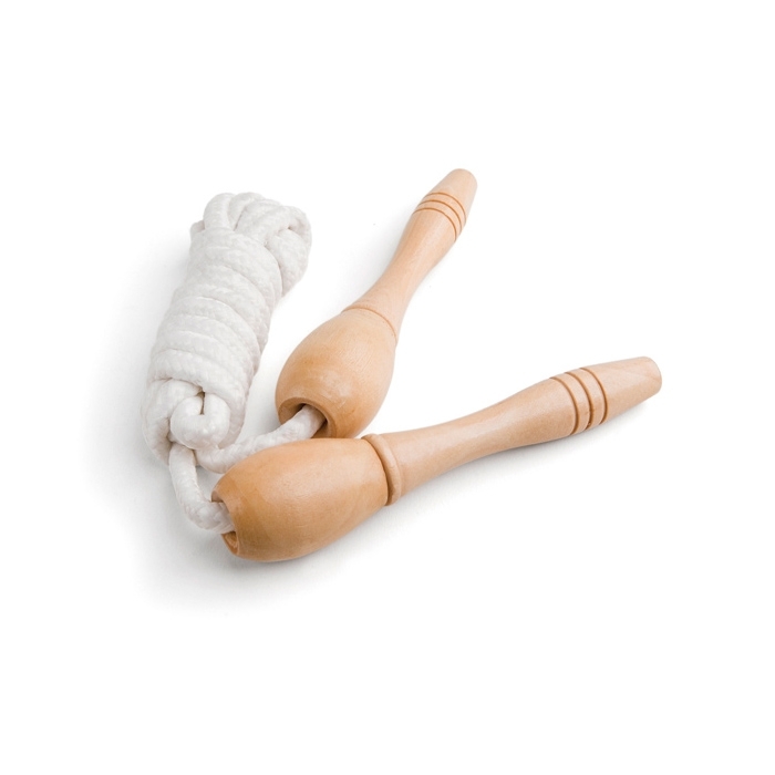 JUMPI. Skipping rope with wooden handles
