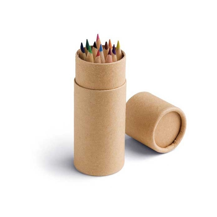 CYLINDER. Caixa com 12 l�pis de cor