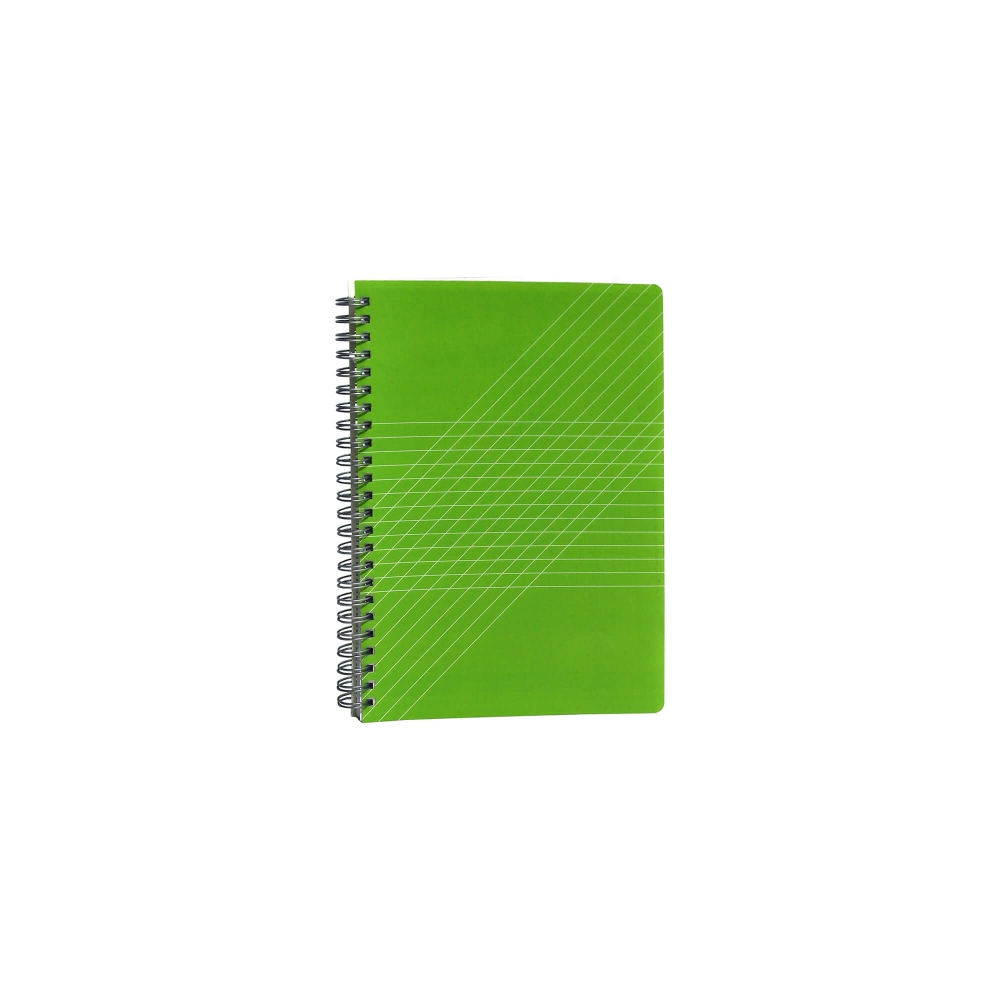 BLOCO A6 ESPIRAL CAPA PP MIOLO LISO PERSONALIZ�VEL