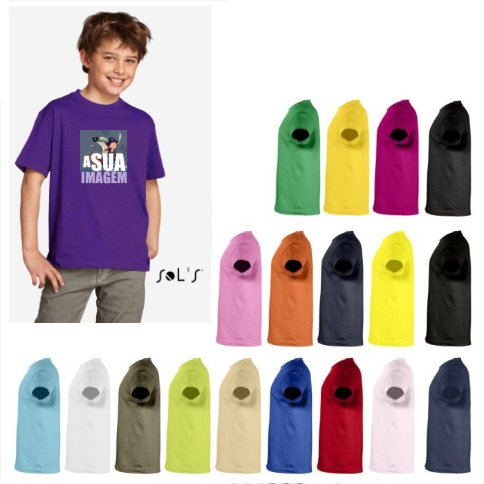 T-SHIRT CRIAN�A REGENT KIDS  CORES