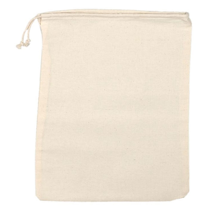 100% COTTON BAG NATURAL WITH CORD