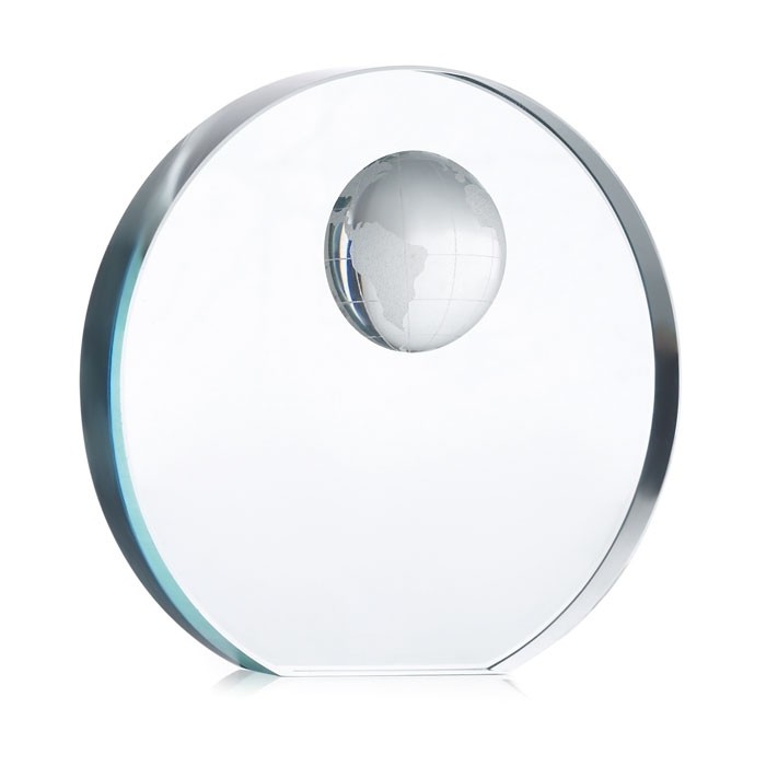 Mondal Globe glass trophy