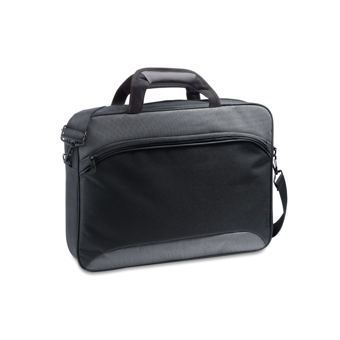 SANTANA. Pasta para computador port�til 15.6'' em 600D 2Tone e 300D poli�ster