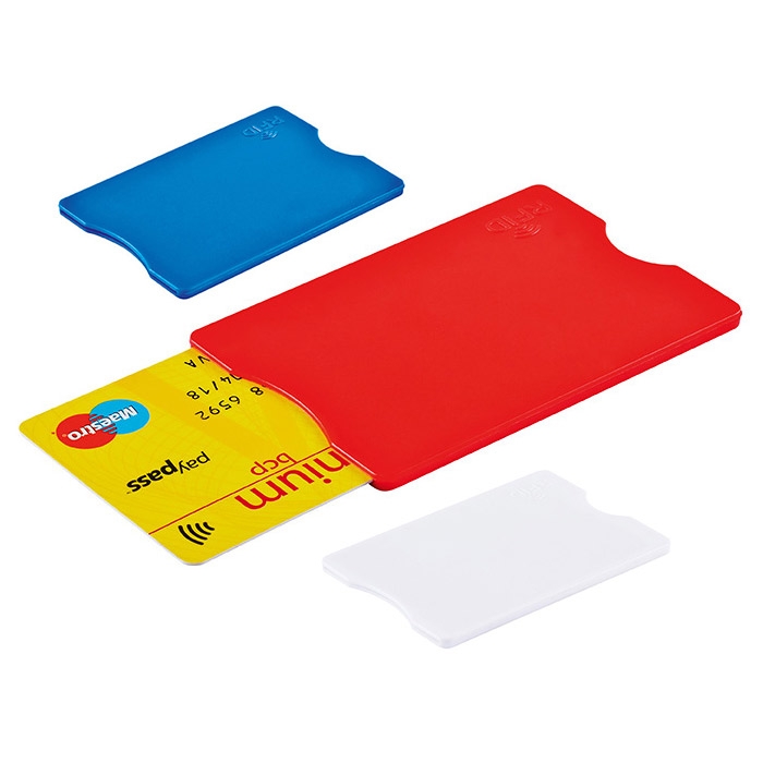 PLASTIC CARD HOLDER, RFID PROTECTION