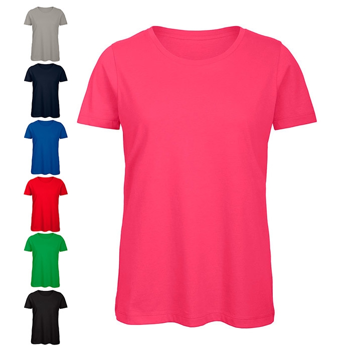 T-shirt B&C Inspire T Women 140g - 100% Algod�o Org�nico ou