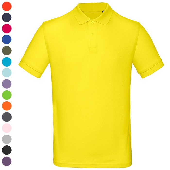 Polo B&C Inspire Men 170g - 100% Algod�n Org�nico o en conve