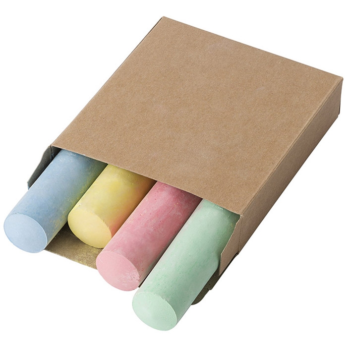 Caixa de papel�o com giz Orville