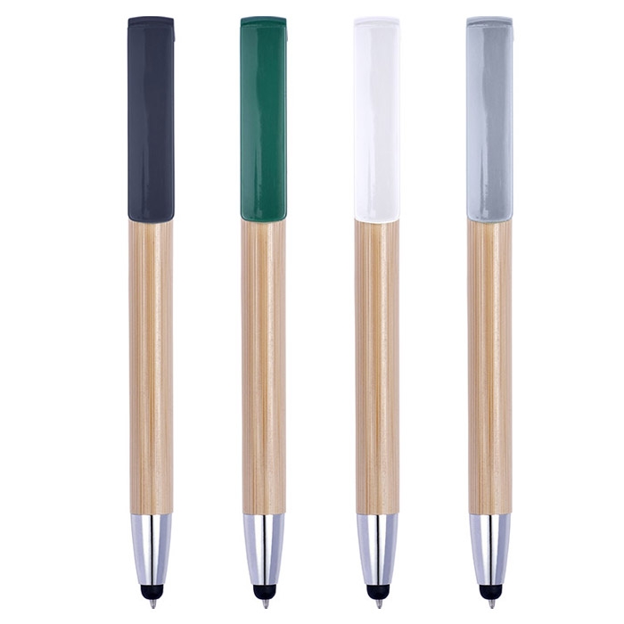 Esferogr�fica 2 em 1 de bambu Colette