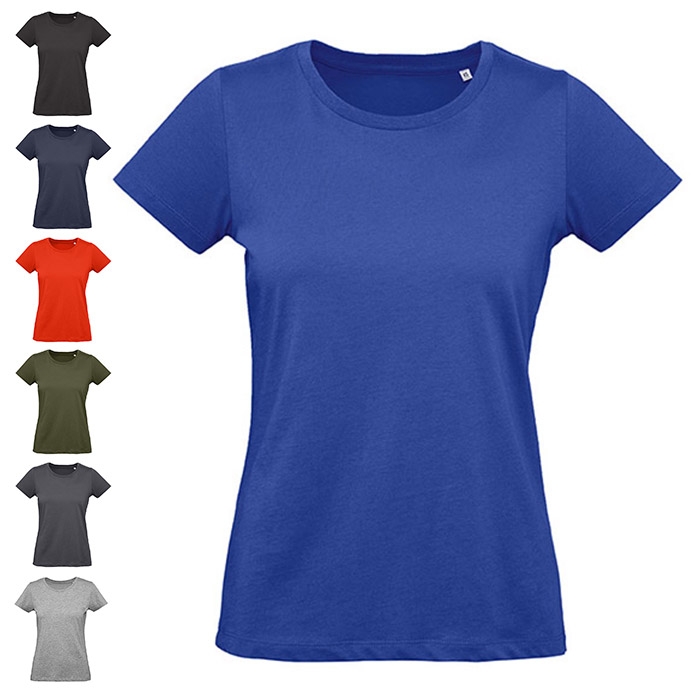 T-shirt B&C Inspire Plus T Women 175g - 100% Algod�o Org�nic