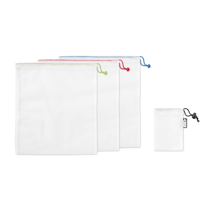 VEGGIE SET RPET conjunto de 3 sacos de fruta