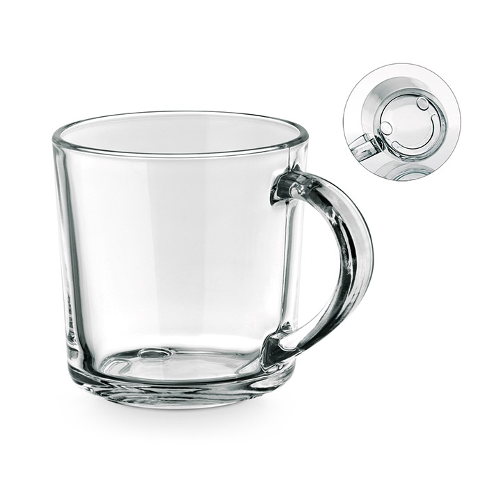 SOFFY. Caneca em vidro 230 mL