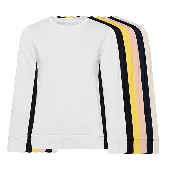 Sweatshirt B&C Inspire Women gola redonda 280g - 80% Mistura