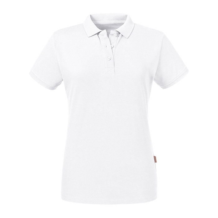 POLO PURE ORGANIC LADIES 215G - BRANCO