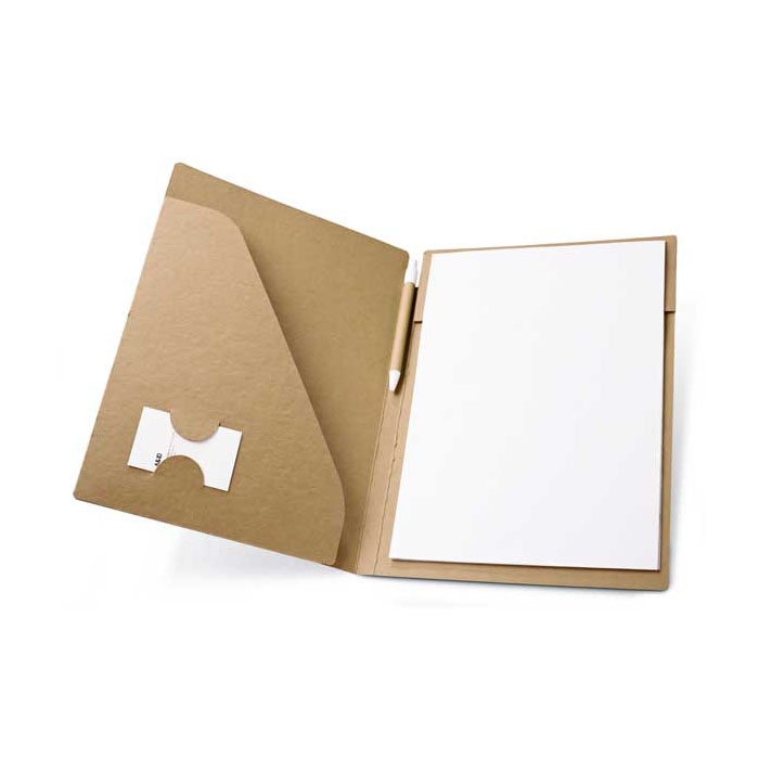 POE. Pasta porta-documentos A4 em papel 100% reciclado (450 g/m�)