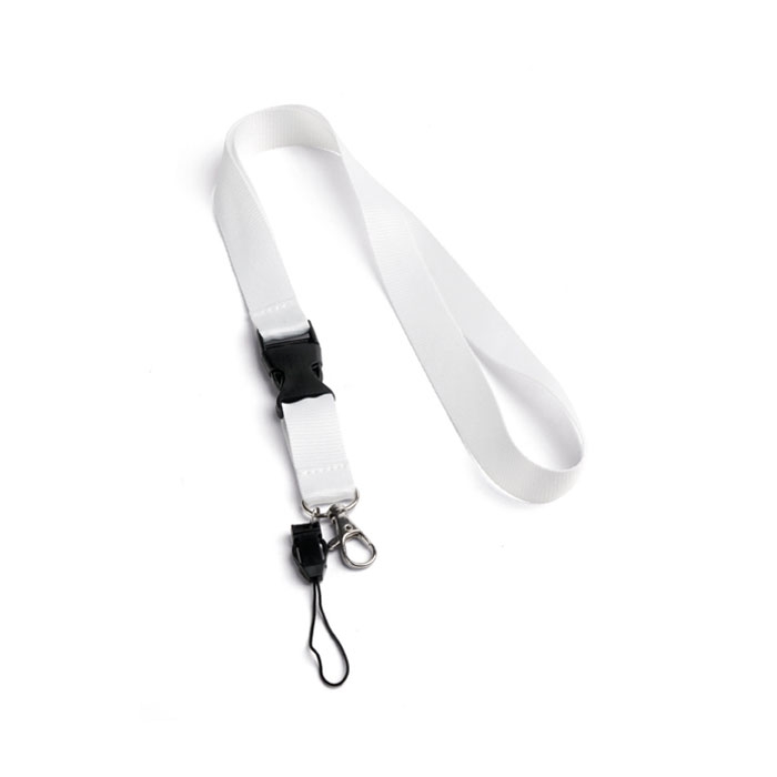 ANQUETIL. Lanyard em poli�ster com mosquet�o em metal