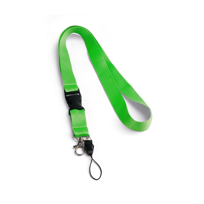 ANQUETIL. Lanyard em poli�ster com mosquet�o em metal