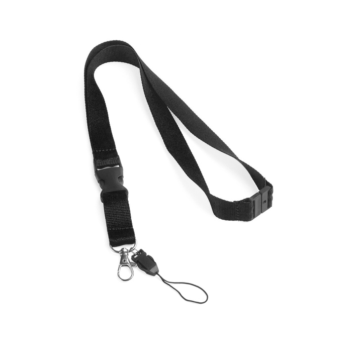 MURRAY. Lanyard em poli�ster com mosquet�o em metal