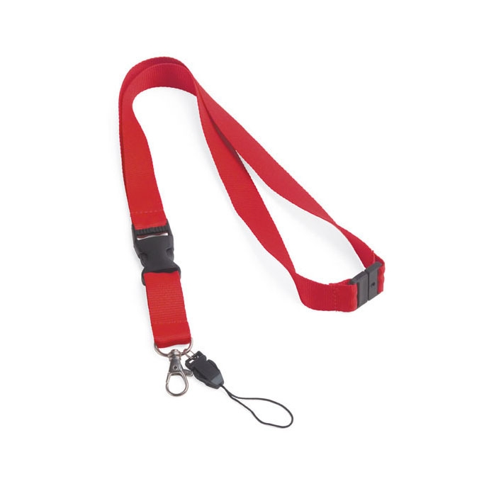 MURRAY. Lanyard em poli�ster com mosquet�o em metal