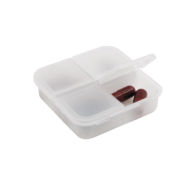 ROBERTS. PILL BOX WITH 4 DIVIDERS