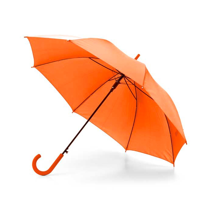MICHAEL. 190T POLYESTER UMBRELLA WITH RUBBERISED HANDLE