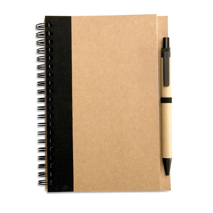 SONORA PLUS Caneta e bloco notas reciclado