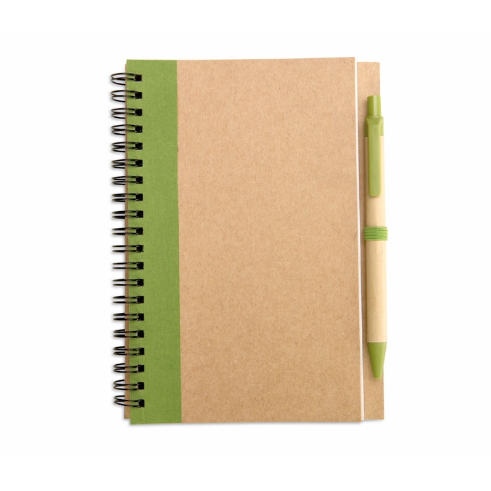 SONORA PLUS Caneta e bloco notas reciclado