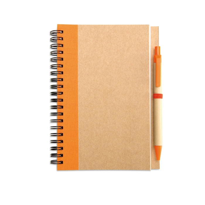 SONORA PLUS Caneta e bloco notas reciclado