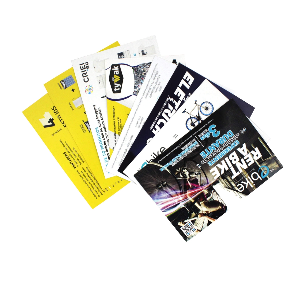 FLYERS 9X13CM 100GRS 1 LADO PERSONALIZ�VEL