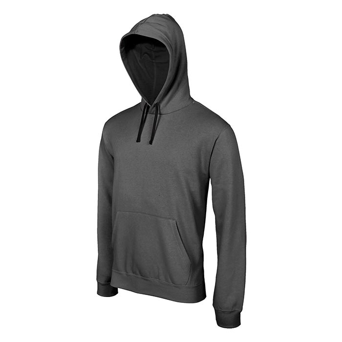 Sweatshirt com capuz em contraste