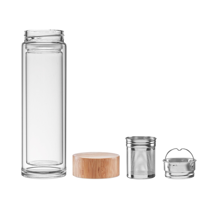 BATUMI GLASS Garrafa vidro dupla face 420ml