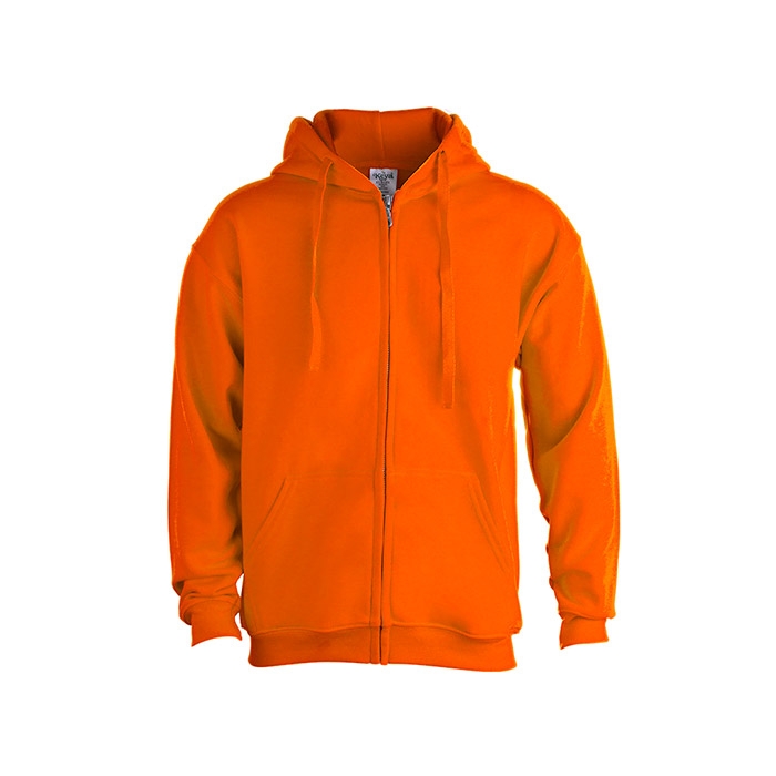 Sweatshirt com Capuz + Fecho Adulto 