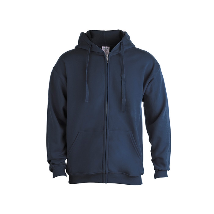 Sweatshirt com Capuz + Fecho Adulto 