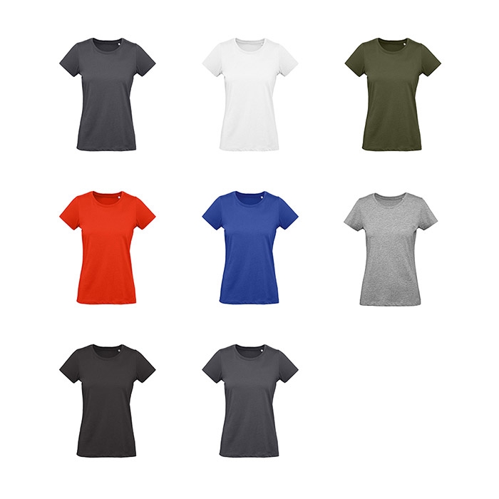 T-shirt B&C Inspire Plus T Women 175g - 100% Algod�o Org�nic