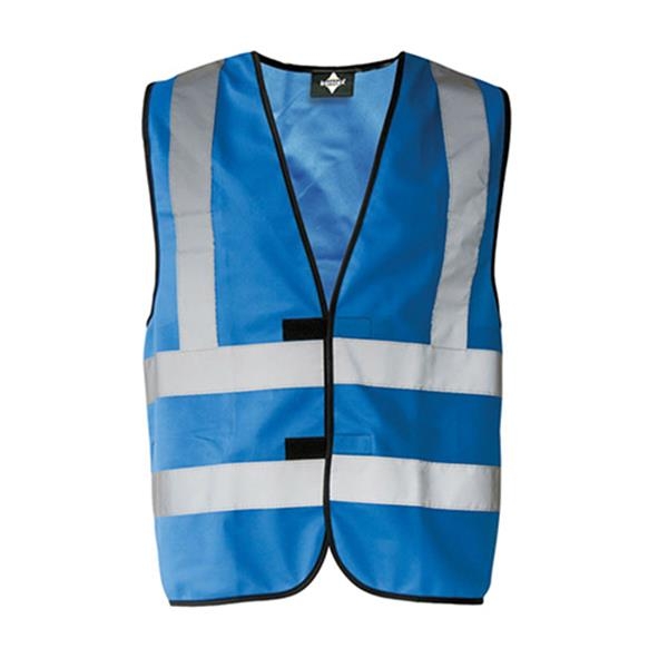 HIGH VISIBILITY SAFETY VEST WITH FOUR STRIPES ISO 20471