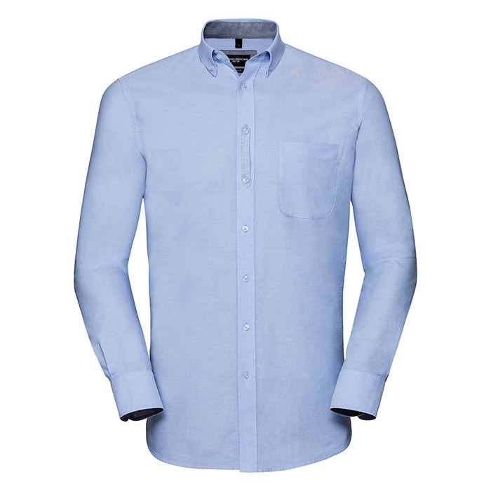CAMISA OXFORD MANGA COMPRIDA 140G - 100% ALGOD�O