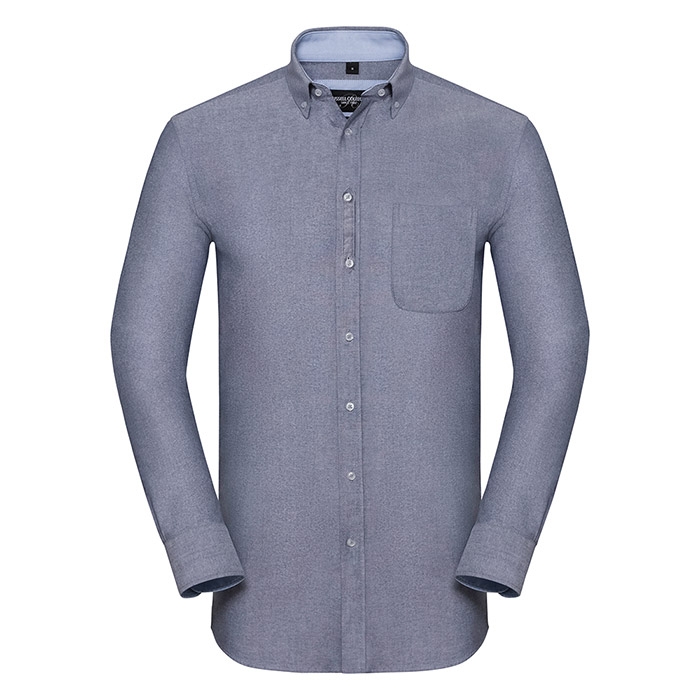 CAMISA OXFORD MANGA COMPRIDA 140G - 100% ALGOD�O